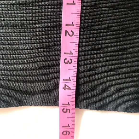 Marciano Black Knit Criss Cross Crop Top - Picture 8 of 12